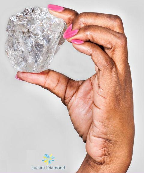 A Canadian mining company has found what's thought to be the second largest diamond ever