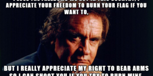 Johnny Cash’s stance on the First and Second Amendment to the U.S. Constitution.