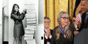Margaret Hamilton, who helped code the software that got Apollo 11 on the Moon was awarded a Medal of Freedom.