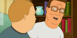 Hank Hill on handling stress