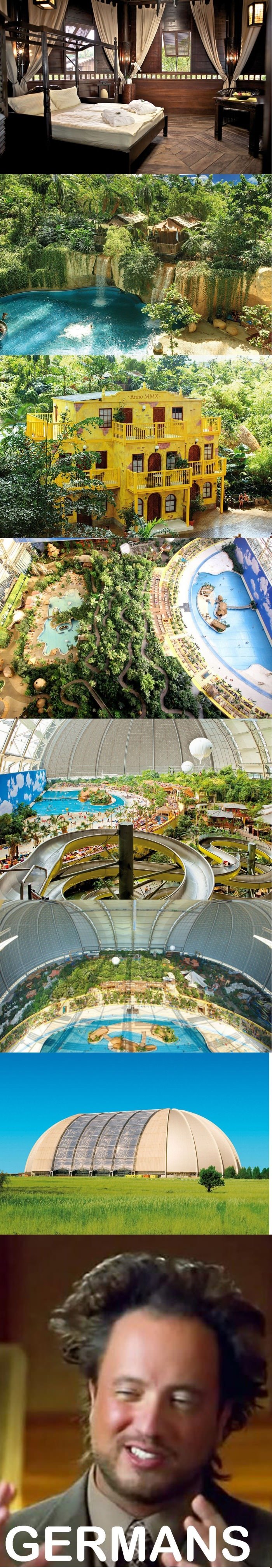 Biggest indoor beach in the world.