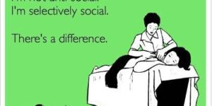 I’m not anti-social…