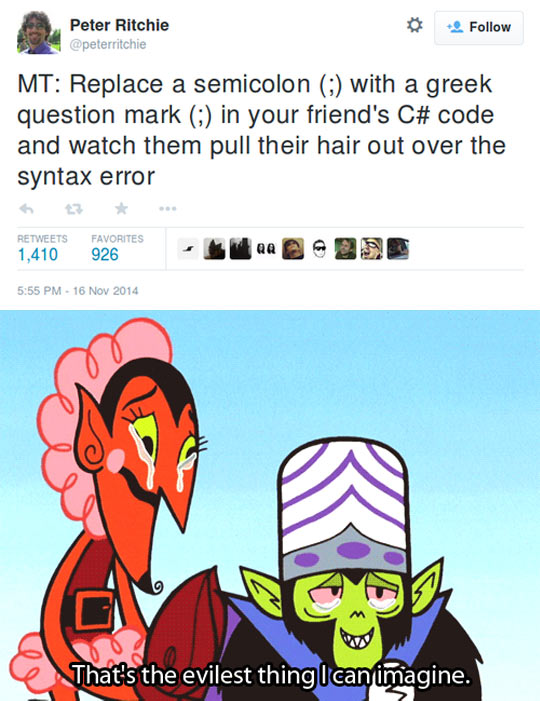 Coder pranks...