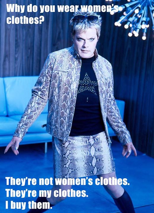 Eddie izzard, you are a god