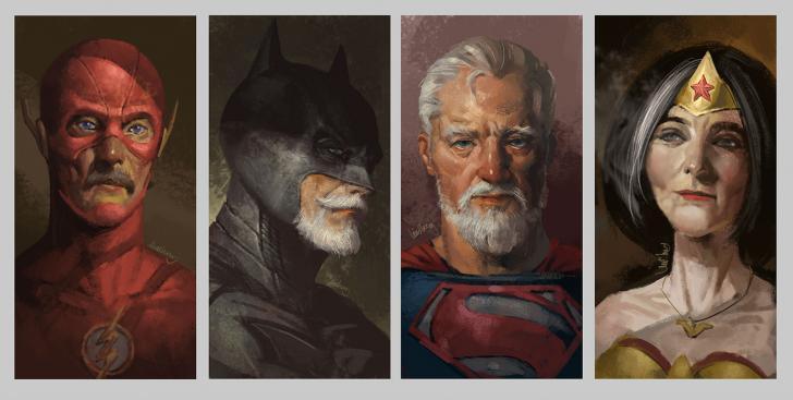Older super heroes
