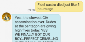 My dads thoughts on the death of Fidel Castro