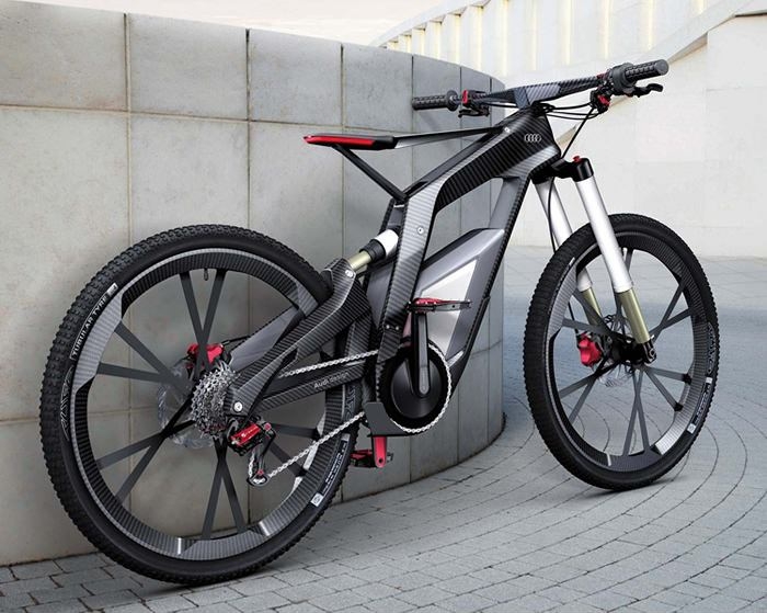 A bicycle designed by Audi.