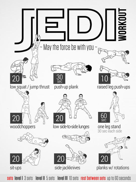 The Jedi Workout.