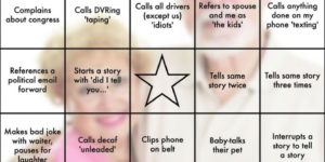 I made In-Law BINGO for Christmas
