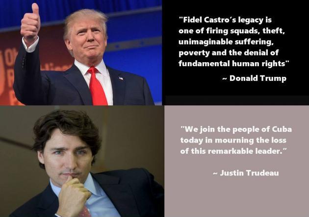 Trump vs Trudeau