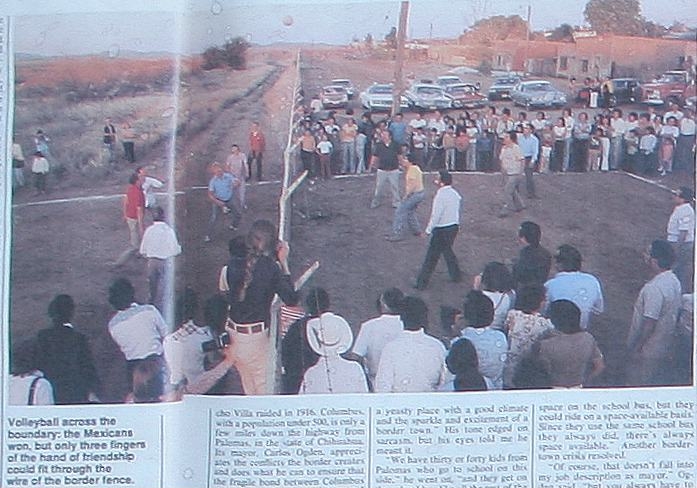 Illegal volleyball game (MX - USA 1979)