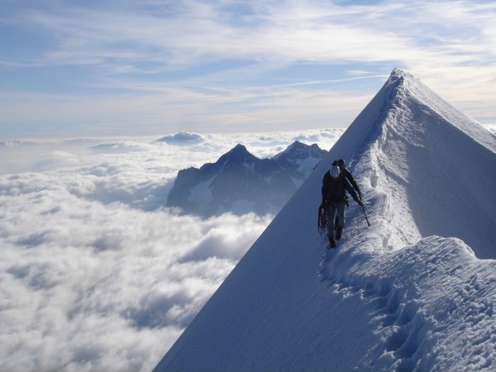 Climbing like a boss.