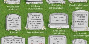 Personality Type Tombstones