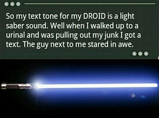 The force is strong with this one.