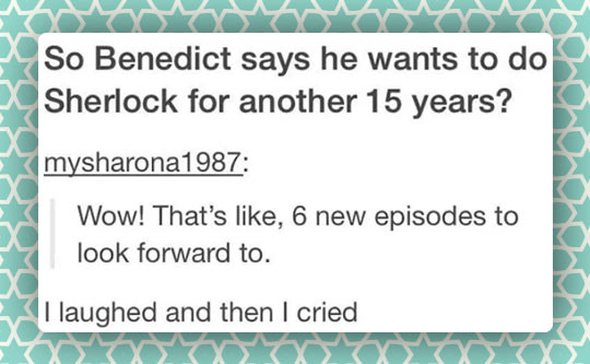 Those Who Watch Sherlock Know The Struggle