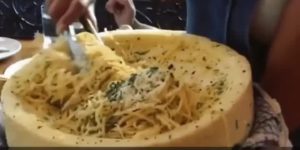 Cheese-bowl pasta of life.
