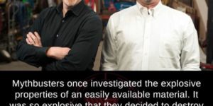 Mythbusters tested a material that was so explosive they didn’t release the episode and contacted DARPA