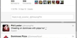 Cheating on Dominoes with Pizza Hut.