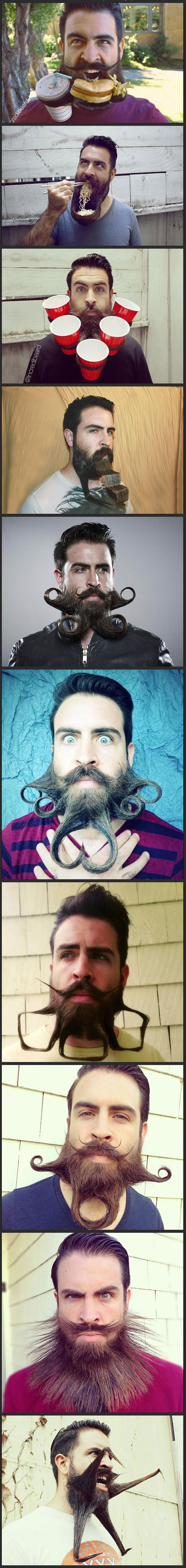 In honor of no shave November, crazy beard guy!