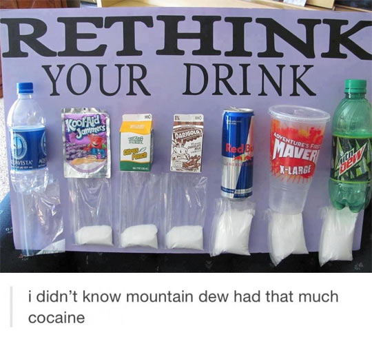 Rethink your drink.