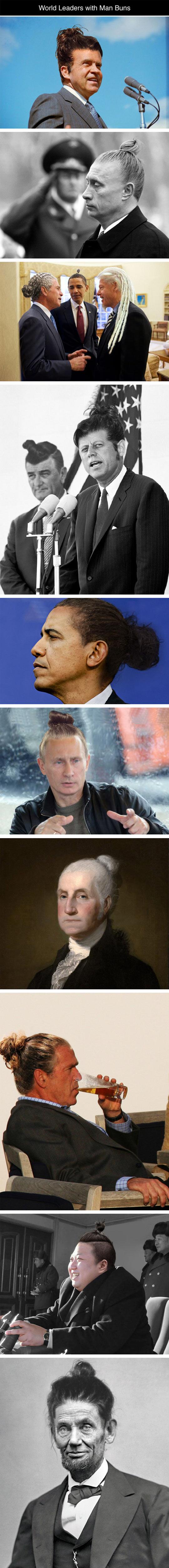 Leaders With Man Buns
