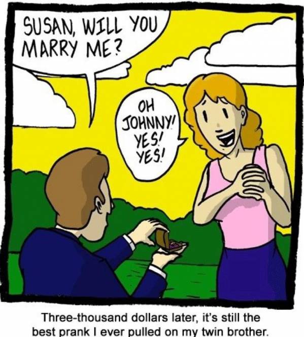 Susan, will you marry me?