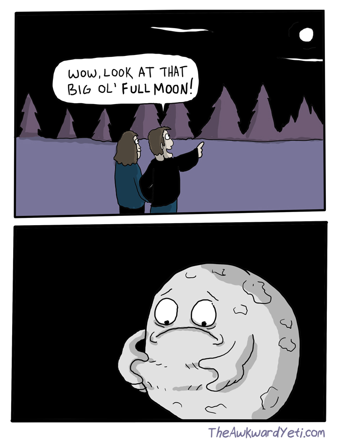 Poor moon :(