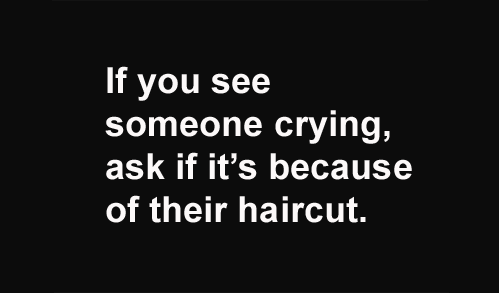 If you see someone crying...