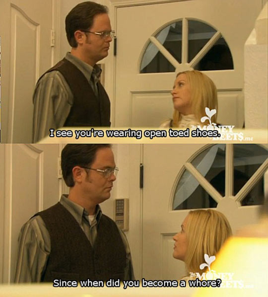 Oh Dwight.