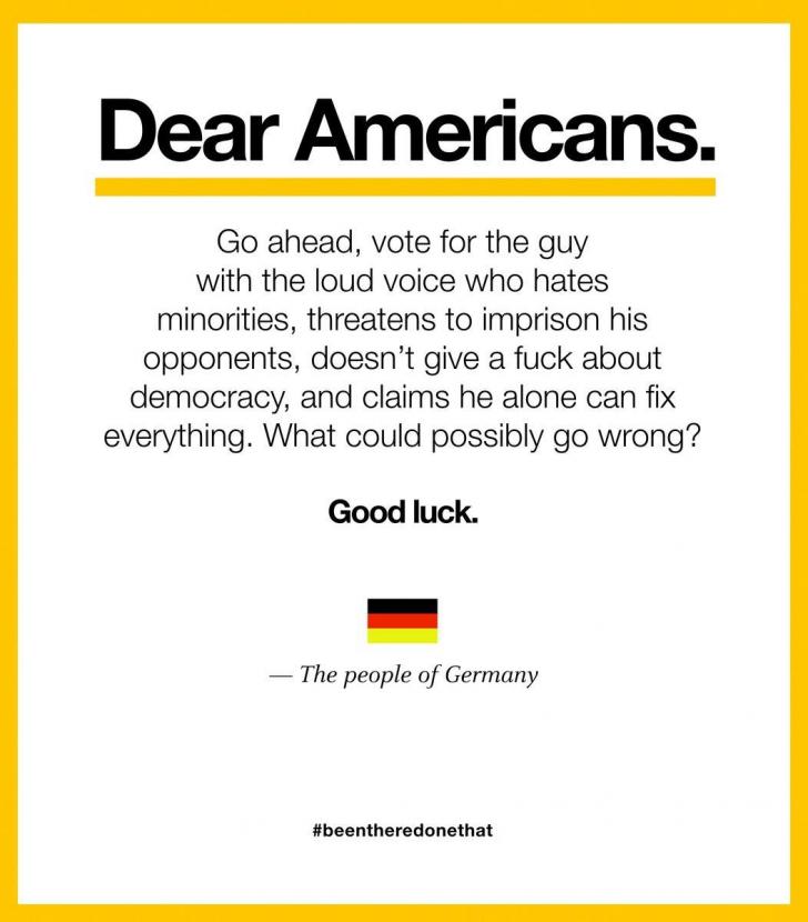 Dear Americans...