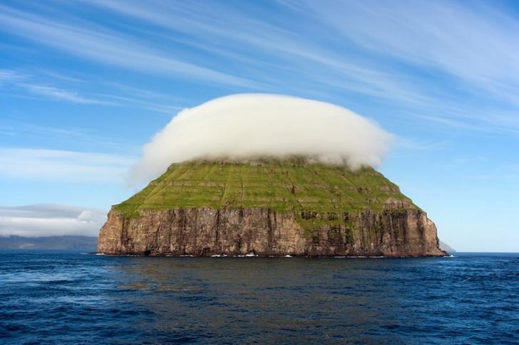 This tiny island with its own weather system.