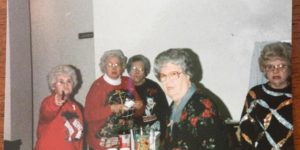 A secret meeting of the grandmas…