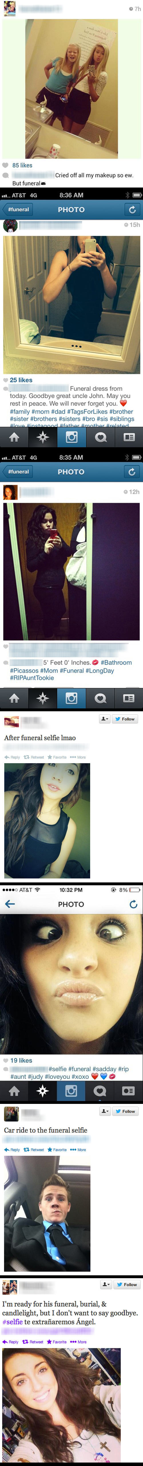 Funeral selfies! #RIPGrandma