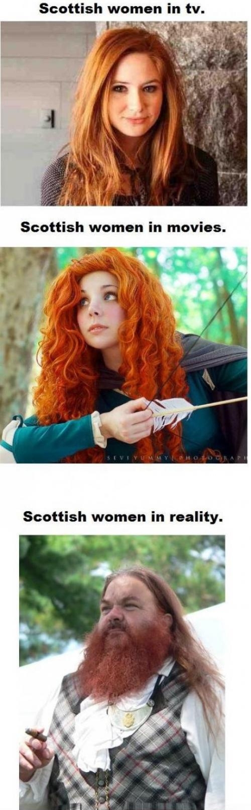 Scottish women.