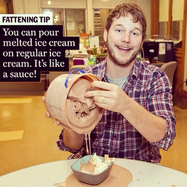 Chris Pratt fattening tip