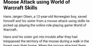 World of Warcraft saves lives.