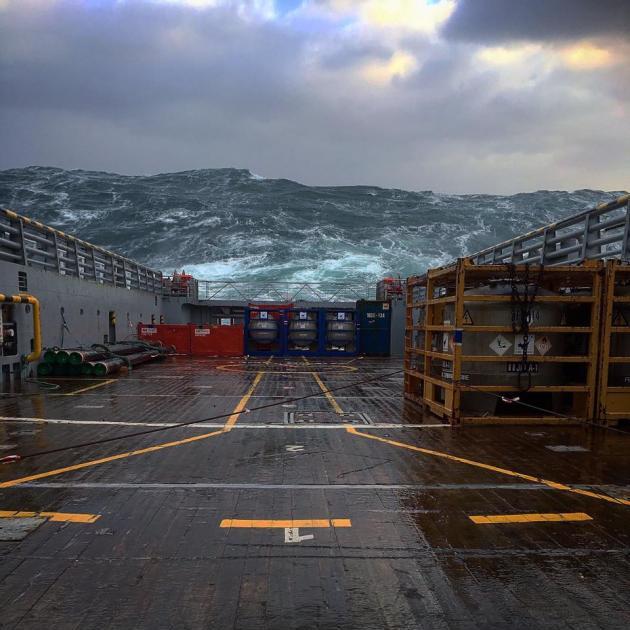 Extreme waves in the North Sea