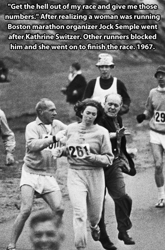Katherine was a runner.