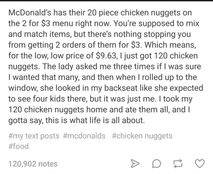 Nugget Overload