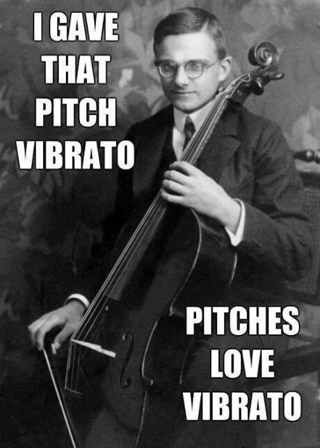 Pitches love vibrato.