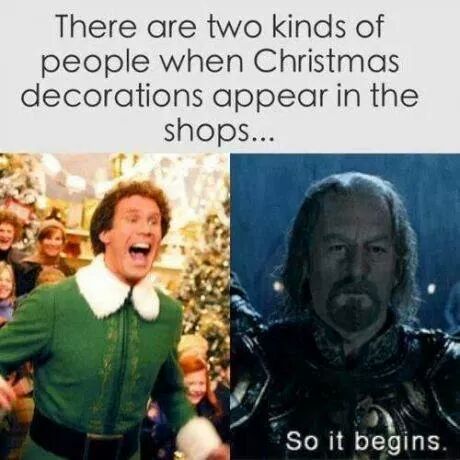 There are two types of Christmas people...