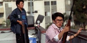 Koreans protecting their business from looters during the 1992 LA riots