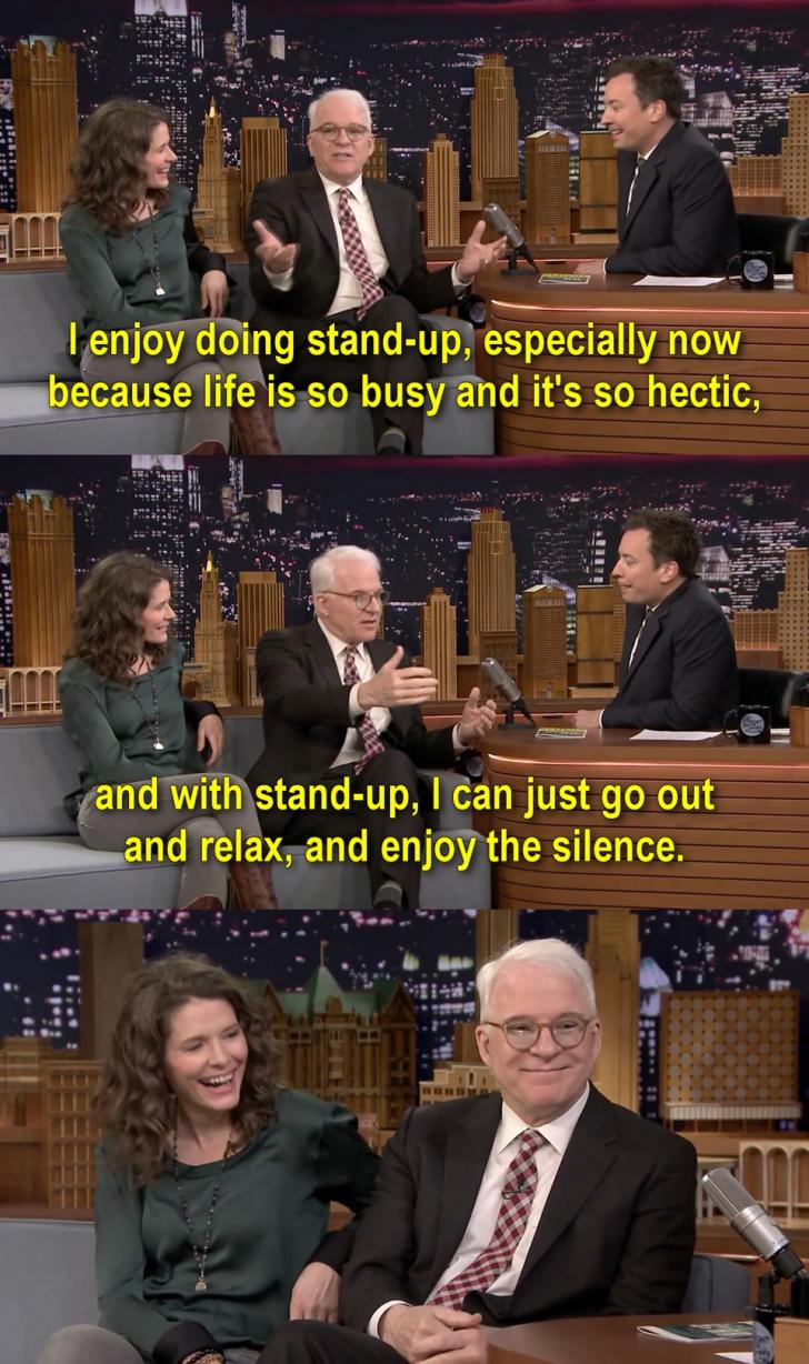 Steve Martin on stand-up