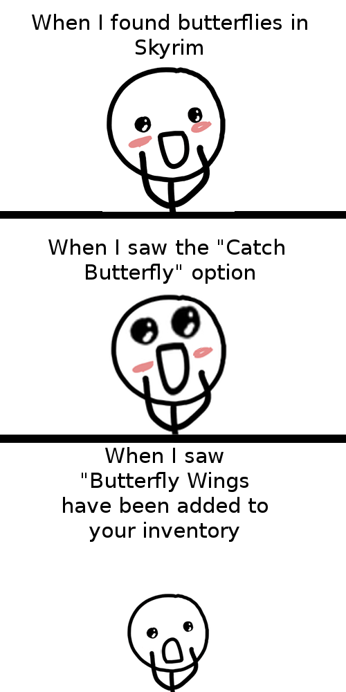 Butterflies in Skyrim