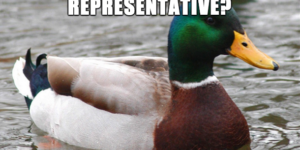 Voting against your current representative today?