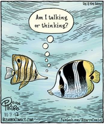 The problem of being a fish in comics.