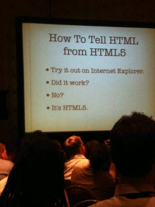How to tell HTML from HTML5