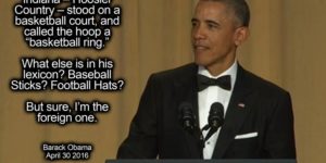 Obama’s last Correspondent’s dinner