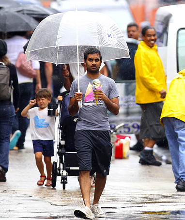 Aziz Ansari being Aziz Ansari