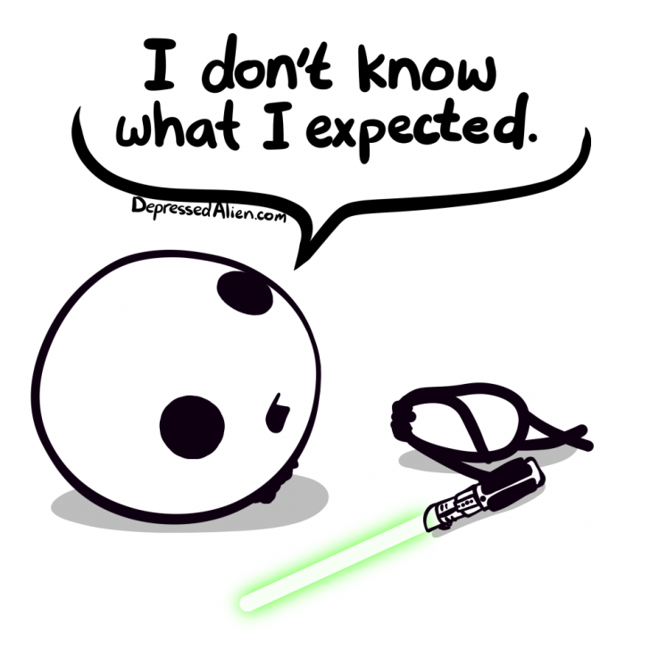 If I ever used a lightsaber...